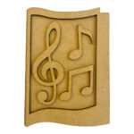 STAMPERIA MUSIC MDF ELEMENTS NOTE MUZICALE - KLSM31 - Imagine 2