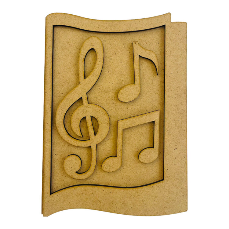 STAMPERIA MUSIC MDF ELEMENTS NOTE MUZICALE - KLSM31 - Imagine 2
