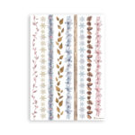 STAMPERIA DEWDROPS WASHI PAD 8 COLI A5 -SBW13 - Imagine 4