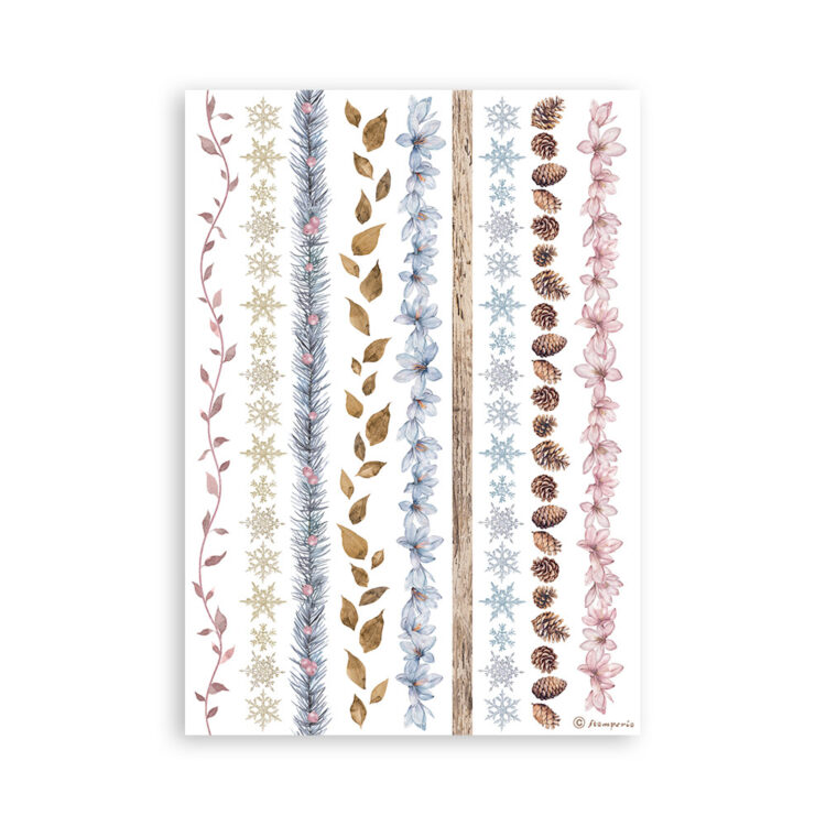 STAMPERIA DEWDROPS WASHI PAD 8 COLI A5 -SBW13 - Imagine 4
