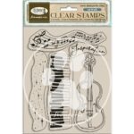 STAMPERIA MUSIC IMPRIMARE SILICON 14/18CM - WTK204