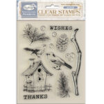STAMPERIA ȘTAMPILA DIN SILICON DEWDROPS 14/18CM - WTK206 - Imagine 2
