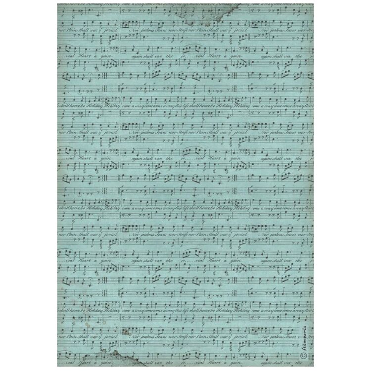 full_DFSA4967_1 STAMPERIA MUSIC DECOUPAGE HÂRTIE DE OREZ A4 - DFSA4967 - Imagine 1
