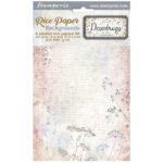 HÂRTIE DECOUPAGE STAMPERIA DEWDROPS 8 BUC. A6 DFSAK6034