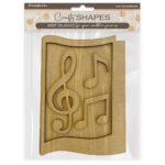 STAMPERIA MUSIC MDF ELEMENTS NOTE MUZICALE - KLSM31