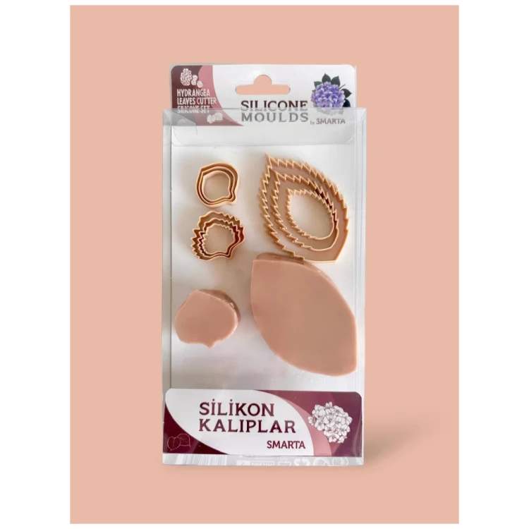 101375 FORME DIN SILICON SMARTA - HORTENSIE LEAVES SK1013075 - Imagine 1