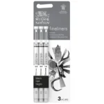 SET DE SCRIITOARE FINE NEGRE 3 BUC, 0.5, 0.8, 1.0