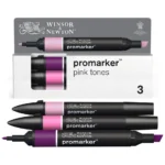 W&N PROMARKER SET DE 3 CULORI TONURI DE ROZ