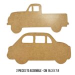 STAMPERIA ARTA DE A CĂLĂTORI MAȘINI MDF ELEMENTS - KLSM32 - Imagine 2