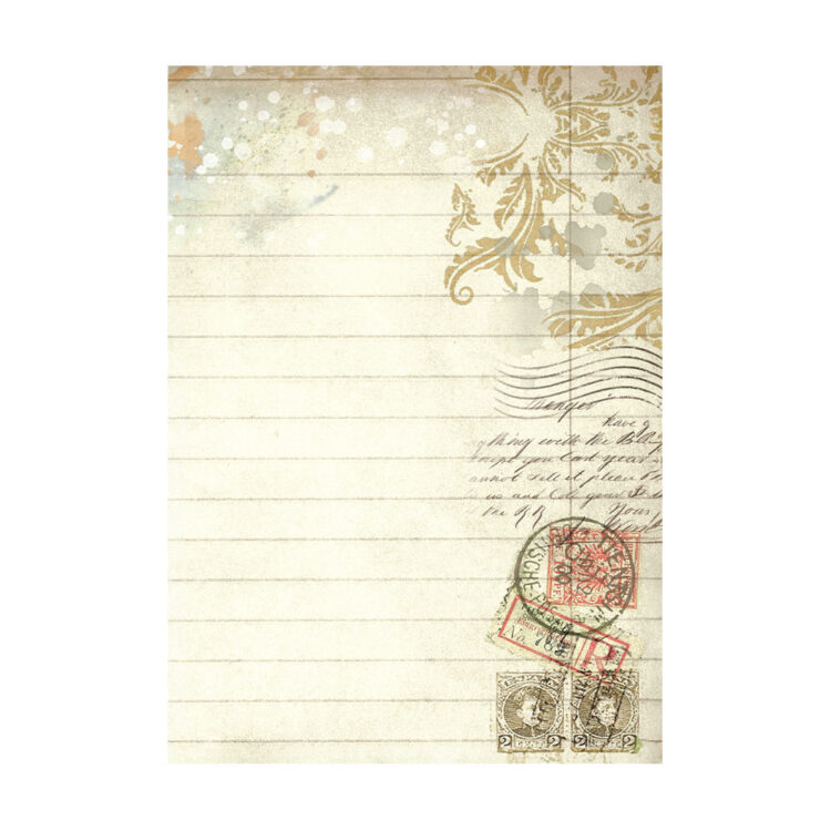 STAMPERIA ART OF TRAVELLIN HÂRTIE DECOUPAGE 8 BUC A6 DFSAK6035 - Imagine 10