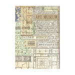 STAMPERIA ART OF TRAVELLIN HÂRTIE DECOUPAGE 8 BUC A6 DFSAK6035 - Imagine 9