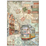 STAMPERIA ART OF TRAVELLDECOUPAGE HÂRTIE DE OREZ A4-DFSA4975
