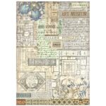 STAMPERIA ART OF TRAVELLDECOUPAGE HÂRTIE DE OREZ A4-DFSA4976
