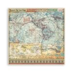 BLOC STAMPERIA ART OF TRAVELLING 30.5/30.5 CM -SBBXLB19 - Imagine 6