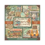 BLOC STAMPERIA ART OF TRAVELLING 30.5/30.5 CM -SBBXLB19