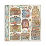 BLOC STAMPERIA ART OF TRAVELLING 30.5/30.5 CM -SBBXLB19 - Imagine 5