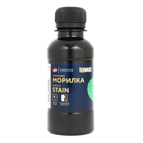 257725 DECOLA VOPSEA ACRILICĂ PENTRU LEMN 120 ML - VERDE - Imagine 1