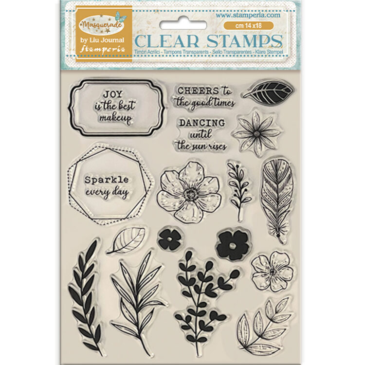 WTK214_2A STAMPERIA MASCARADE IMPRIMARE SILICON 14/18CM - WTK214 - Imagine 1