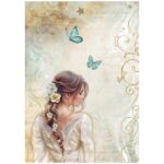 STAMPERIA MASQUERADE DECOUPAGE HÂRTIE DE OREZ A4-DFSA4985