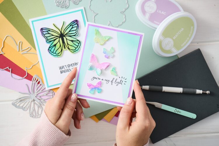 MATRIȚE TĂIATE SIZZIX THINLITS - ARIPI DE PRIMĂVARĂ - Imagine 2