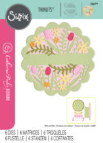 SIZZIX THINLITS MATRIȚE DE TĂIERE -LALELE ȘI FLORI CERC - Imagine 2