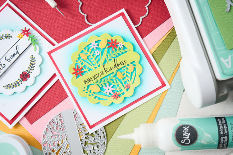 SIZZIX THINLITS MATRIȚE DE TĂIERE -LALELE ȘI FLORI CERC - Imagine 4