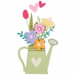 SIZZIX THINLITS CUT DIE - PRESĂRAT CU DRAGOSTE