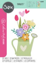 SIZZIX THINLITS CUT DIE - PRESĂRAT CU DRAGOSTE - Imagine 2