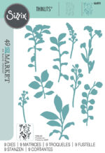 MATRIȚE DE TĂIERE SIZZIX THINLITS - TULPINI FINE 02 - Imagine 2