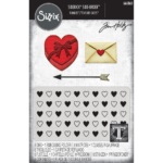 SIZZIX THINLITS CUT PUNCHES - NOTE DE DRAGOSTE