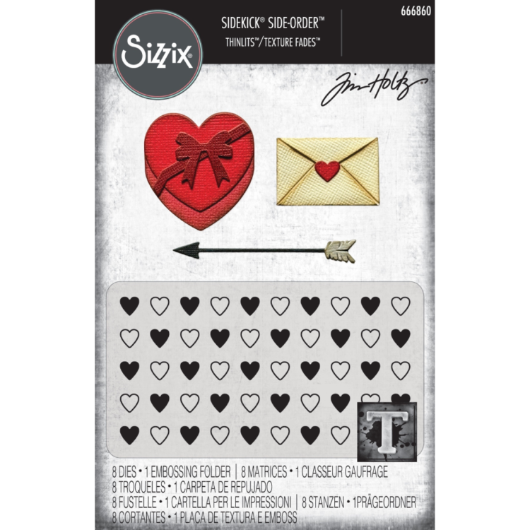 SIZZIX THINLITS CUT PUNCHES - NOTE DE DRAGOSTE - Imagine 1