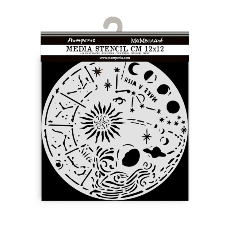 STAMPERIA COSMOS MODEL CERC 12 X 12 CM - KSTDS-21 - Imagine 2