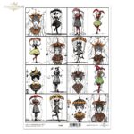 HÂRTIE DE SCRAPBOOKING DIN COLECȚIA ITD A4 - P0284