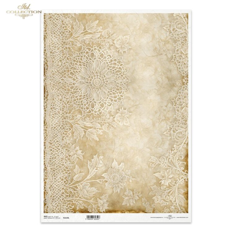 R1319L HÂRTIE DE OREZ DECOUPAGE COLECTIA ITD A3 - R1319L - Imagine 1