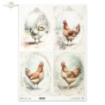 HÂRTIE DE OREZ DECOUPAGE COLECTIA ITD A3 - R1402L