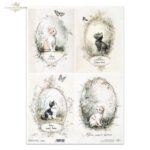 HÂRTIE DE OREZ DECOUPAGE COLECTIA ITD A3 - R1406L