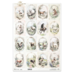 HÂRTIE DE OREZ DECOUPAGE COLECTIE ITD A3 - R1414L