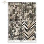 HÂRTIE DE OREZ DECOUPAGE COLECTIE ITD A4 - R2533