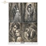 HÂRTIE DE OREZ DECOUPAGE COLECTIA ITD A4 - R2537