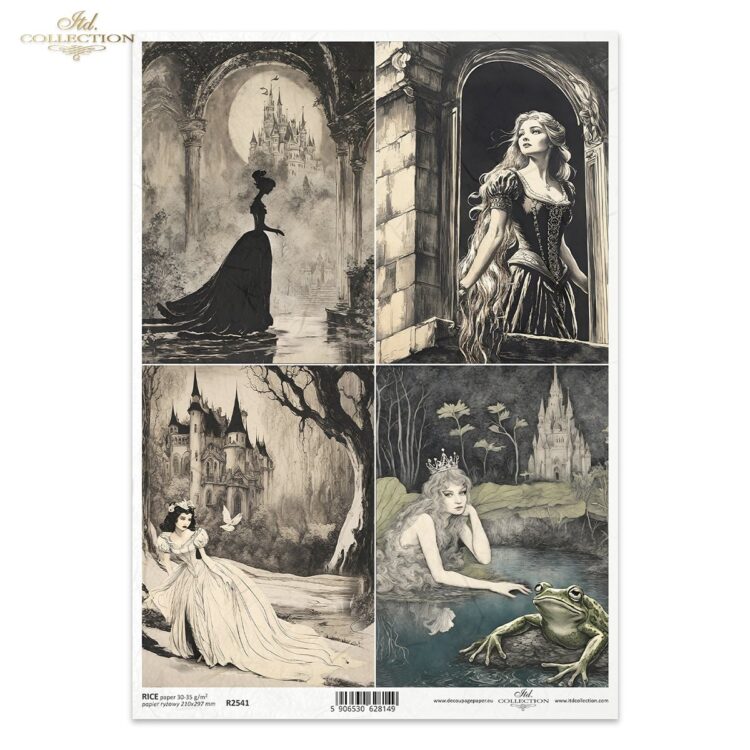 HÂRTIE DE OREZ DECOUPAGE COLECTIE ITD A4 - R2541 - Imagine 1
