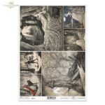 HÂRTIE DE OREZ DECOUPAGE COLECTIE ITD A4 - R2543
