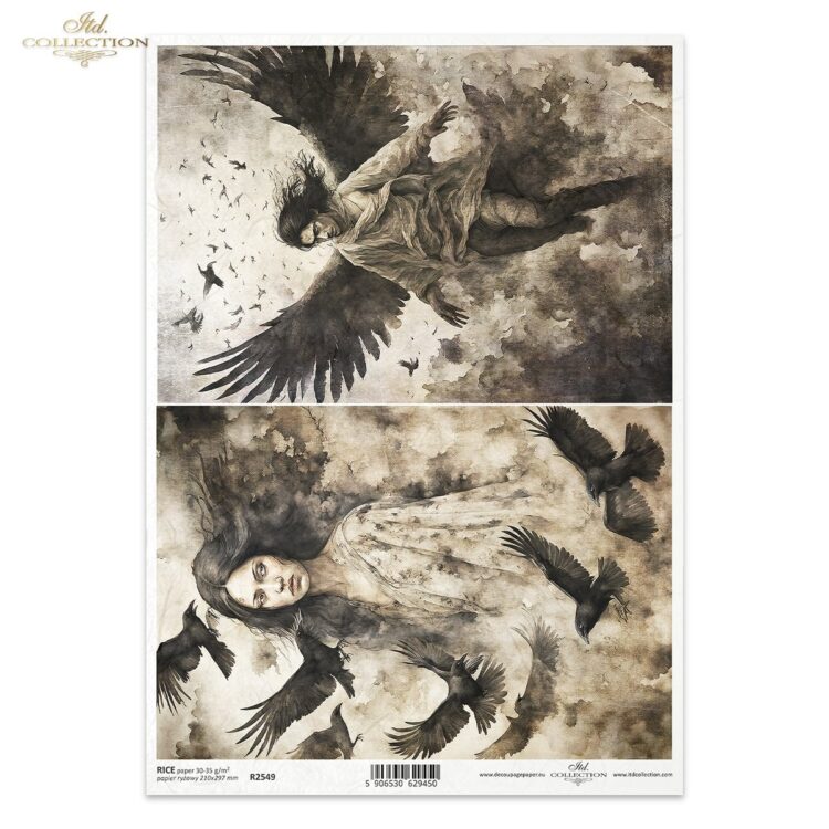 R2549 COLECTIA ITD DECOUPAGE HARTIE DE OREZ A4 - R2549 - Imagine 1
