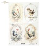 HÂRTIE DE OREZ DECOUPAGE COLECTIE ITD A4 - R2562
