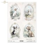 HÂRTIE DE OREZ DECOUPAGE COLECTIE ITD A4 - R2566