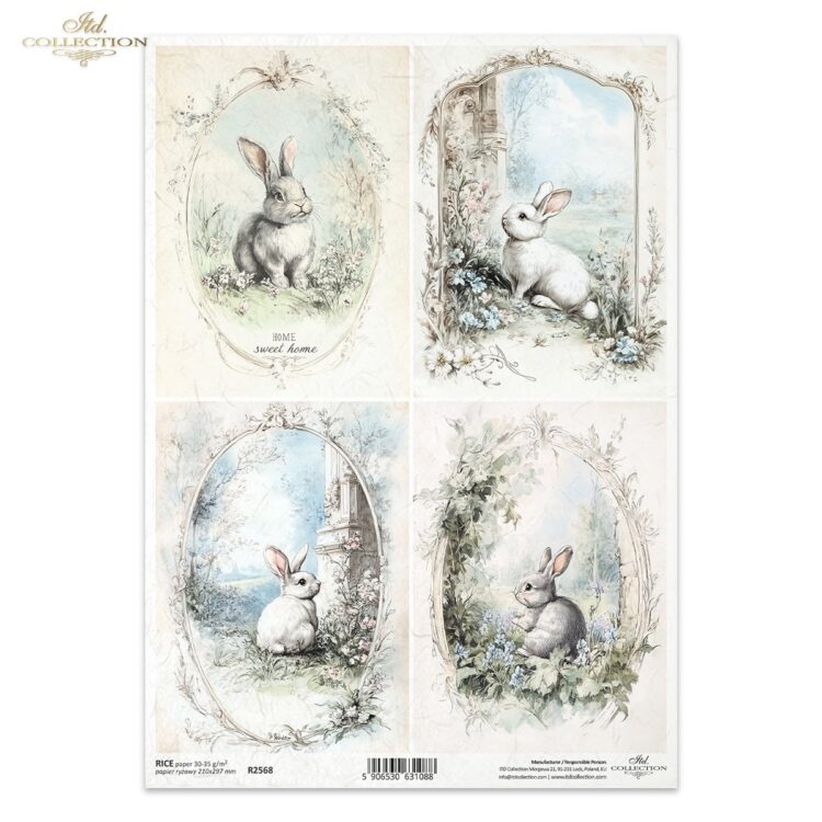 R2568 HÂRTIE DE OREZ DECOUPAGE COLECTIE ITD A4 - R2568 - Imagine 1