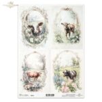 HÂRTIE DE OREZ DECOUPAGE COLECTIA ITD A4 - R2570
