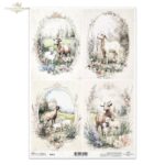 COLECTIA ITD DECOUPAGE HARTIE DE OREZ A4 - R2571