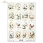 COLECTIA ITD HARTIE DE OREZ DECOUPAGE A4 - R2574