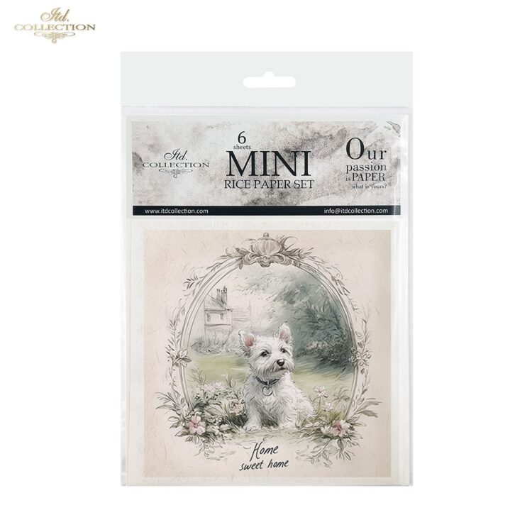 RSM166 COLECTIA ITD MINI HARTIE DE OREZ K-CT 6BUC 14.8X14.8CM - RSM166 - Imagine 1