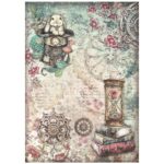 HÂRTIE DE DECOUPAGE STAMPERIA MASTER OF MAGIC A4-DFSA41007